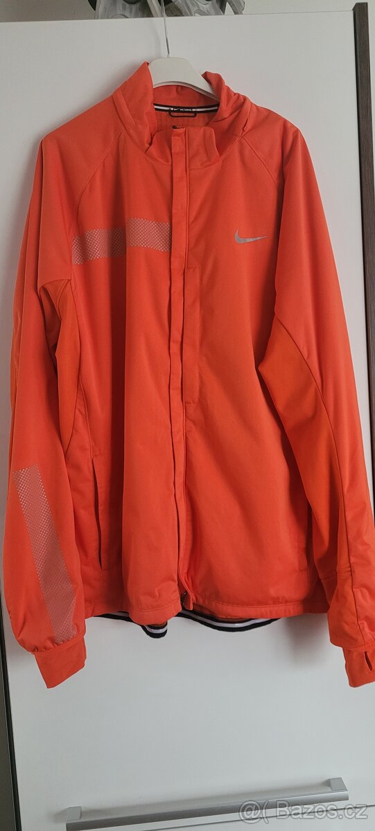 Dámská jarní oranžová bunda Nike running vel. Xl