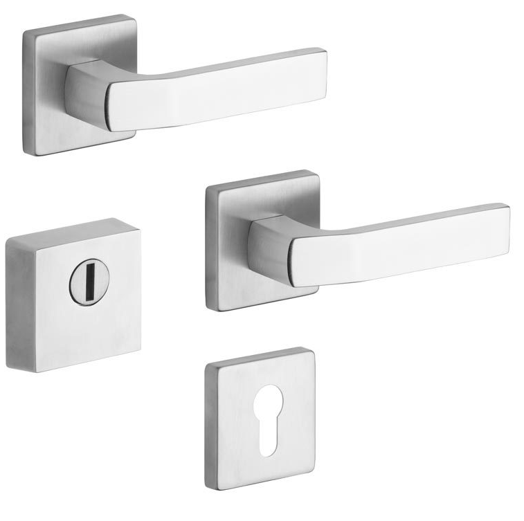 Bezpečnostní kování ROSTEX BK RX3/H Treviso (NEREZ MAT)