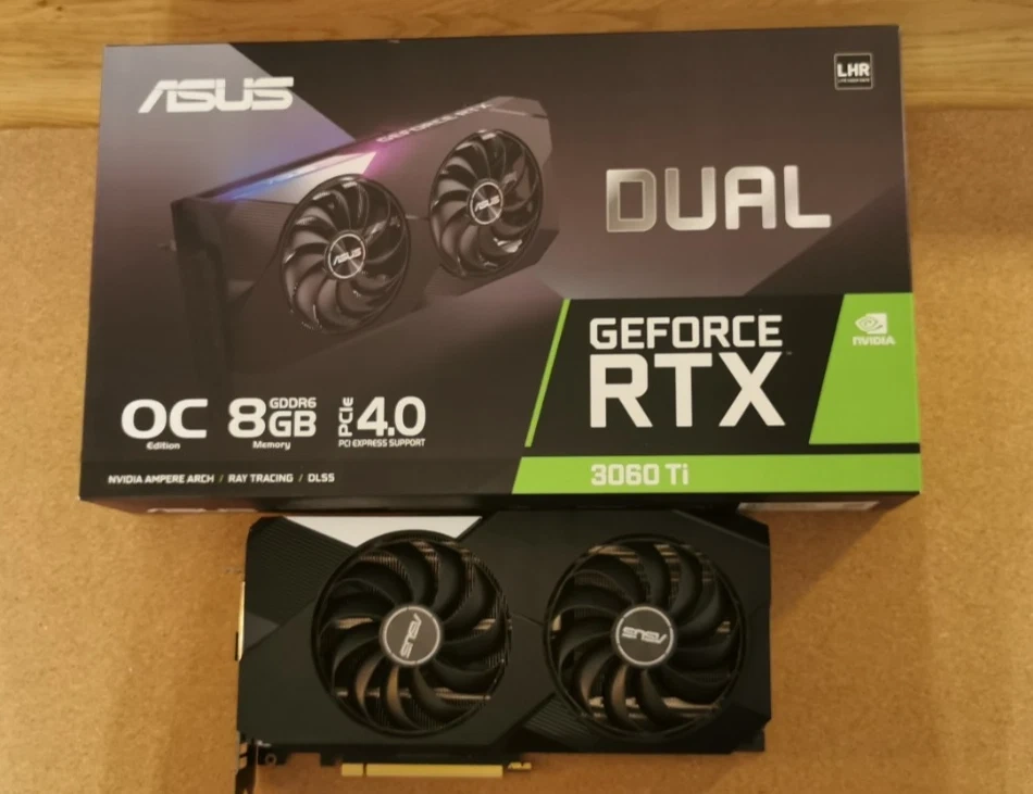 Prodám ASUS DUAL GeForce RTX 3060 Ti