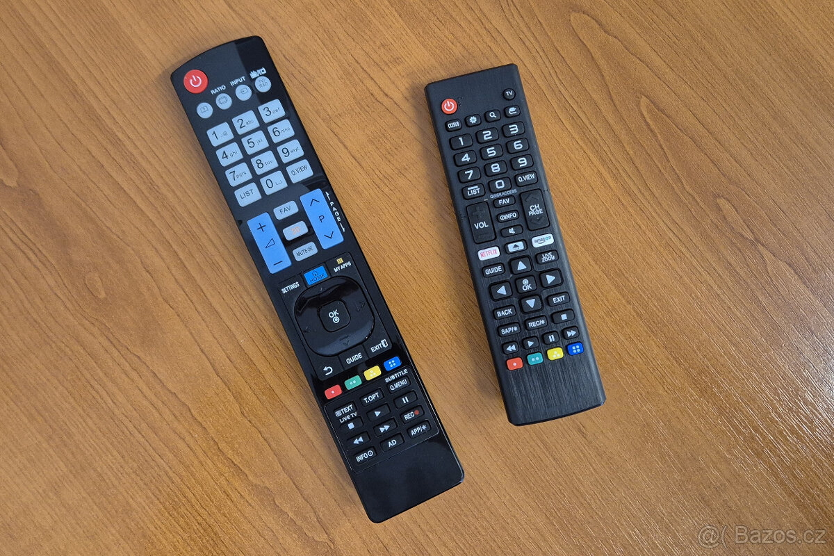 NOVÉ ovladače pro TV LG