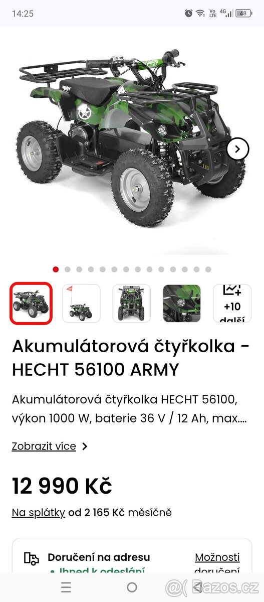 elektrická ctyrkolka