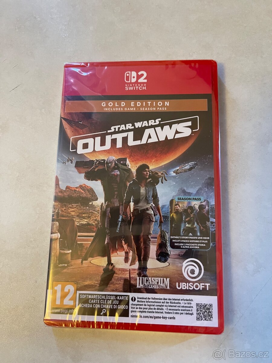 Star Wars outlaws gold zabalený