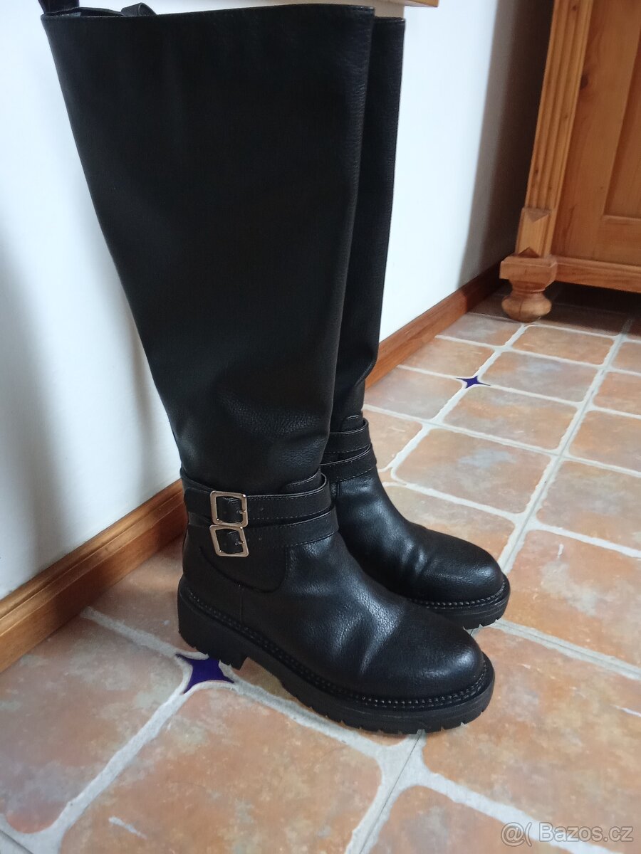 Kozačky kožené