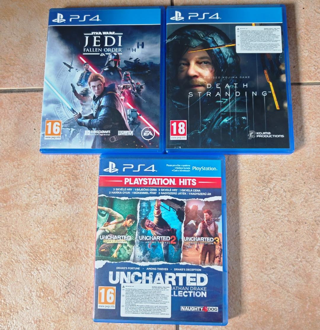 PS4 Hry Star Wars Death Strandin Uncharted