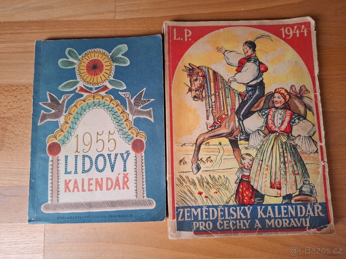 Kalendář 1944 a 1955