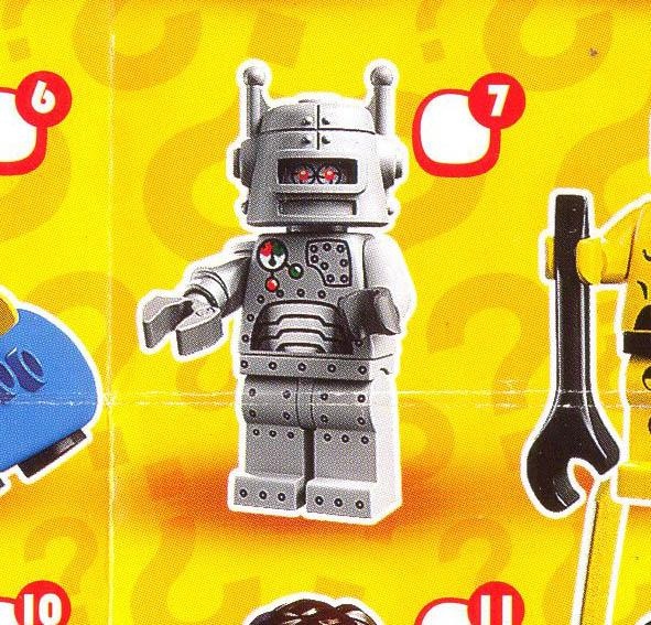 LEGO minifigurka 1. série (CMF 1) Robot