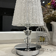 Krásná stolní lampa s křišťálem- pro noční/pracovní stolek