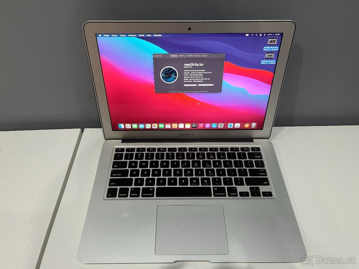 Macbook AIR, 4GB, 256GB, levný macbook