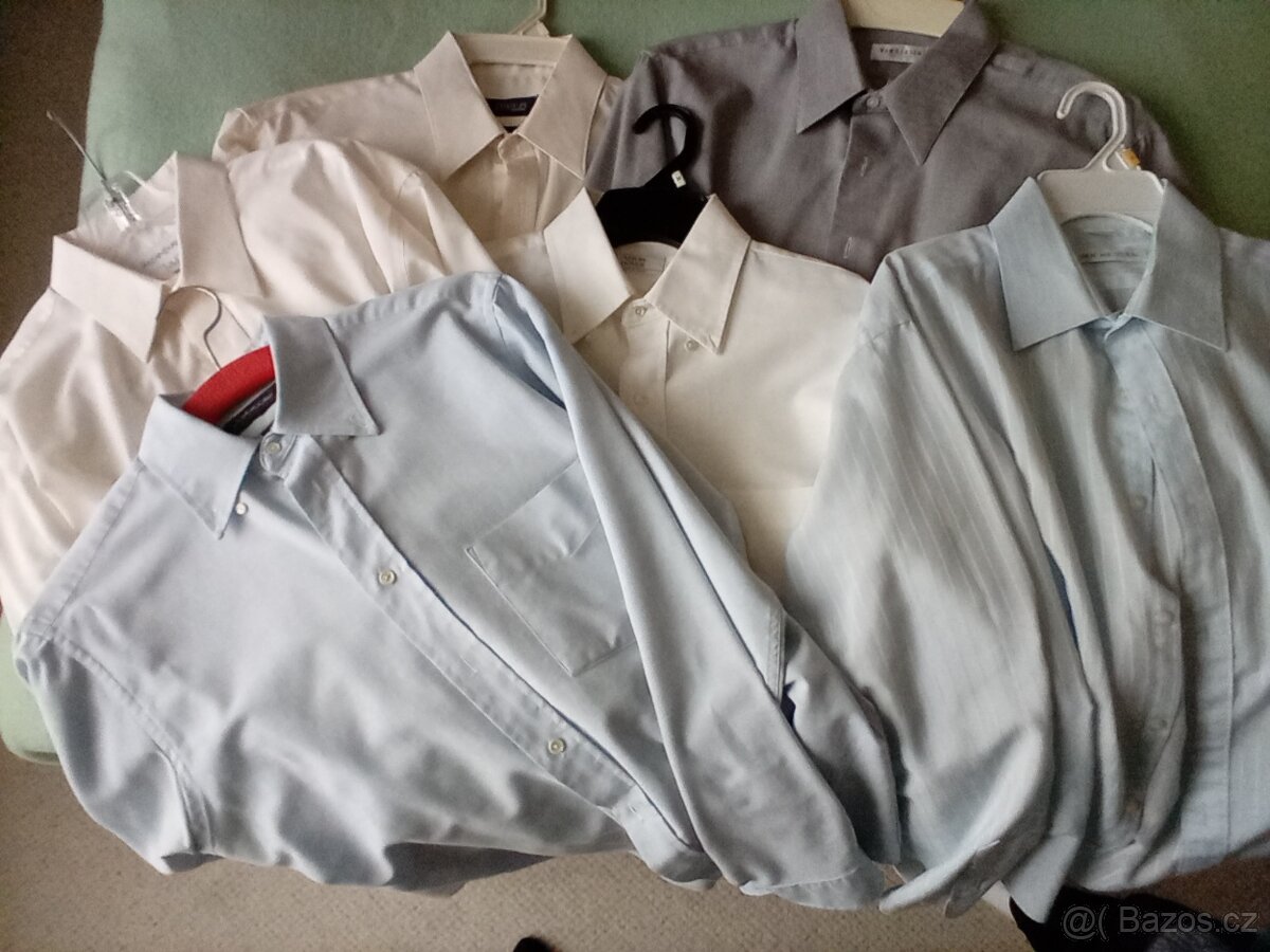 Pánské společenské košile pro vyšší postavu