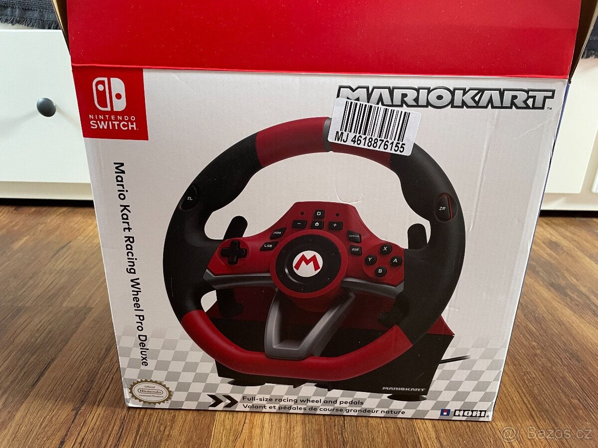 Prodám herní volant Hori Mario Kart Racing Wheel Pro Deluxe