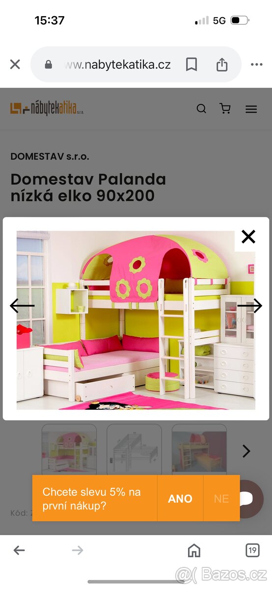 Patrová postel
