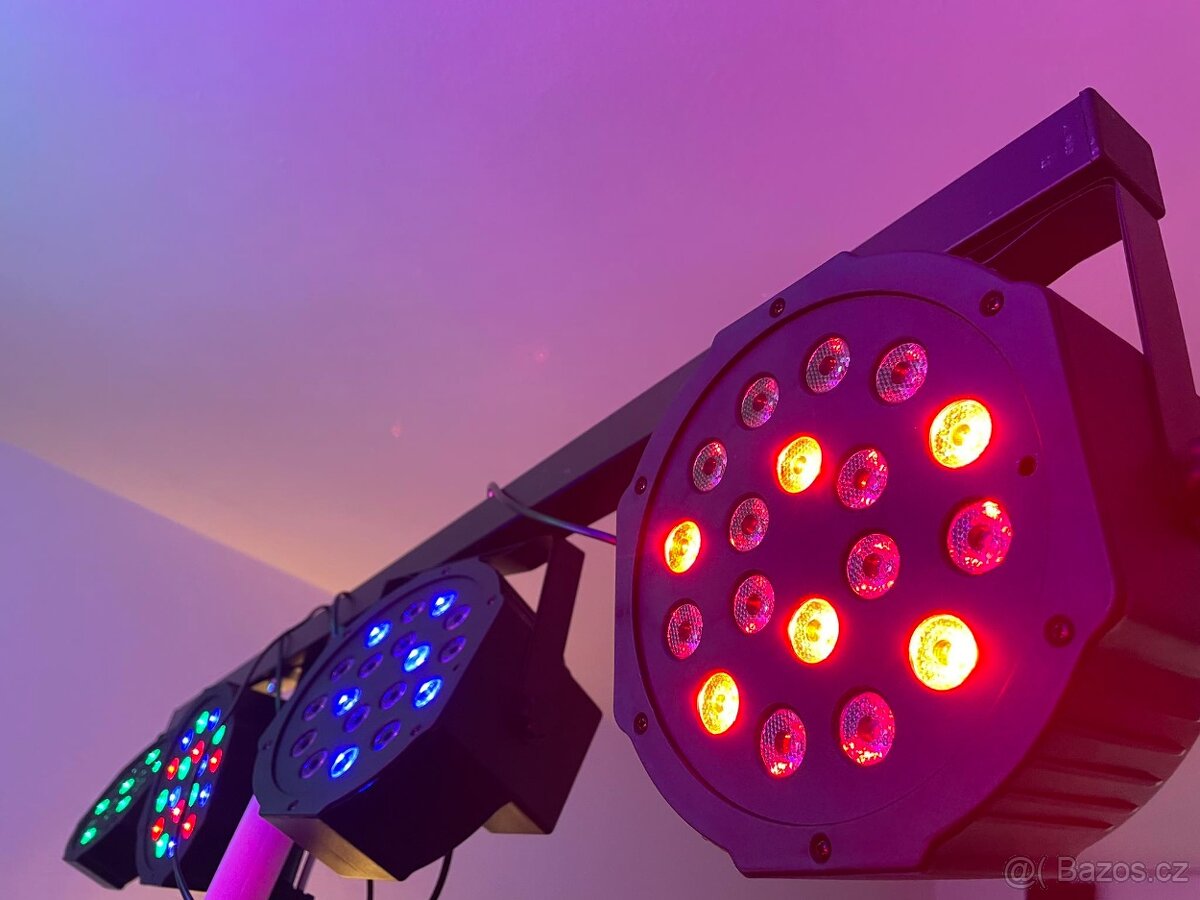 led par 18x1W RGB DMX