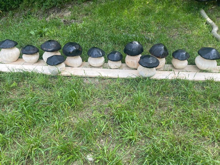 Sochy hříbků