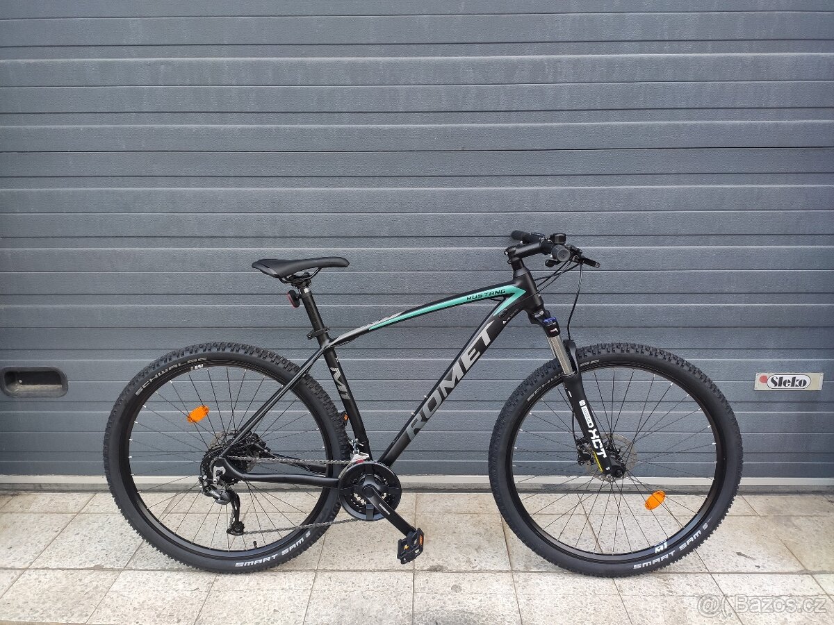 Nové horské kolo Romet Mustang M1 29“, 17" a 19" alu rám