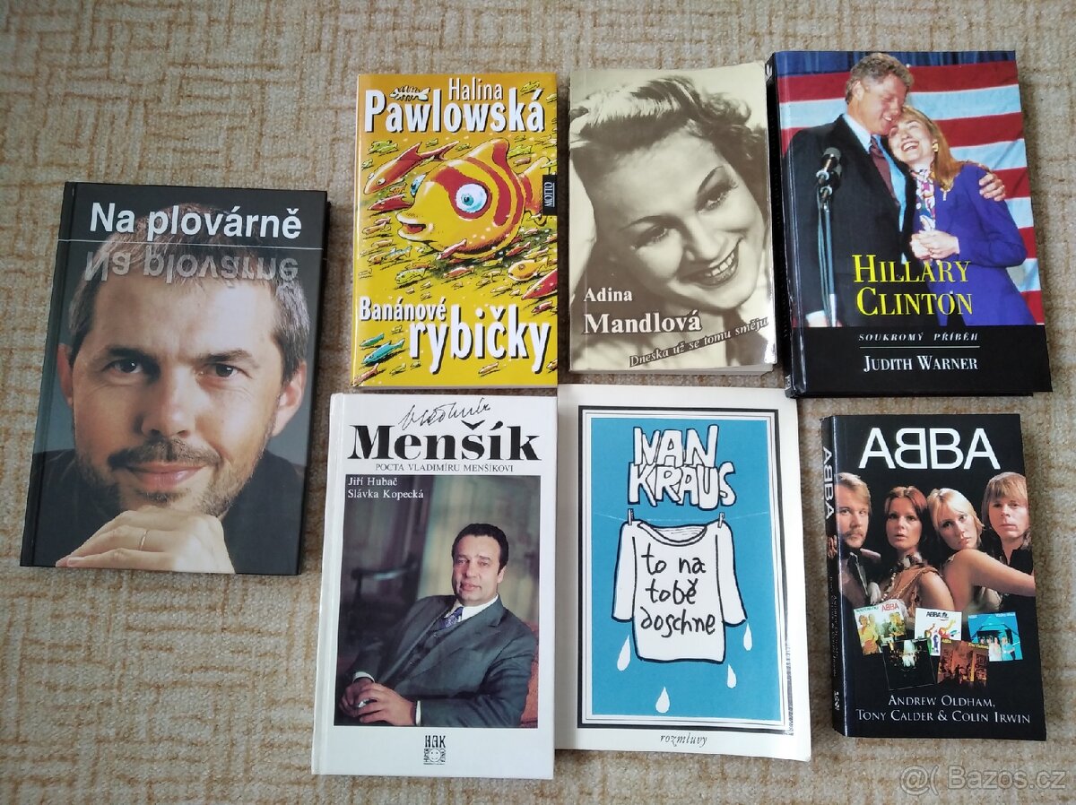 EBEN, PAWLOWSKÁ, MENŠÍK, MANDLOVÁ, KRAUS, CLINTON, ABBA