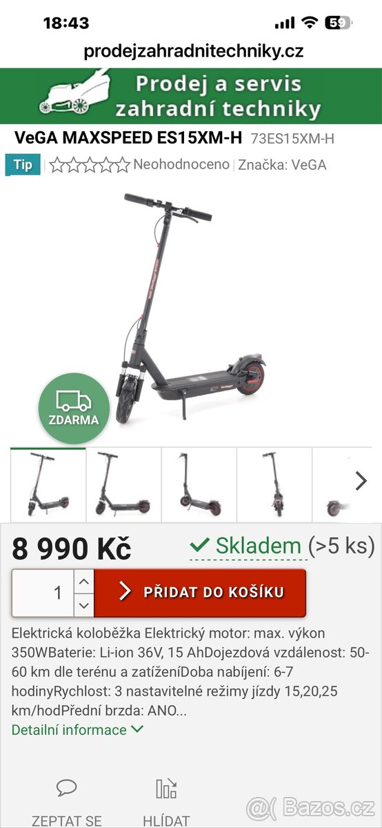 Elektrokoloběžka