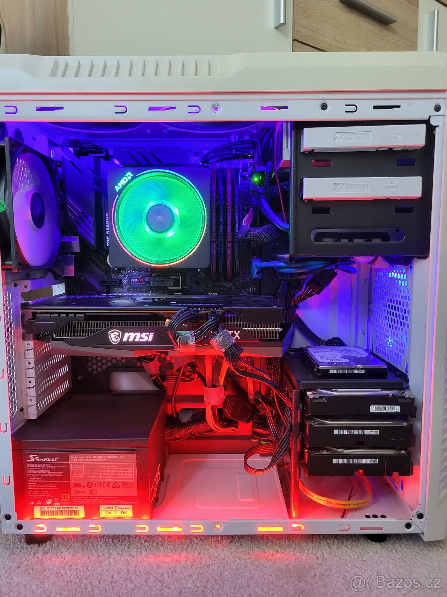 Herní PC - Ryzen 5 5600, RTX 3060Ti 8GB, 32GB RAM, 1TB SSD
