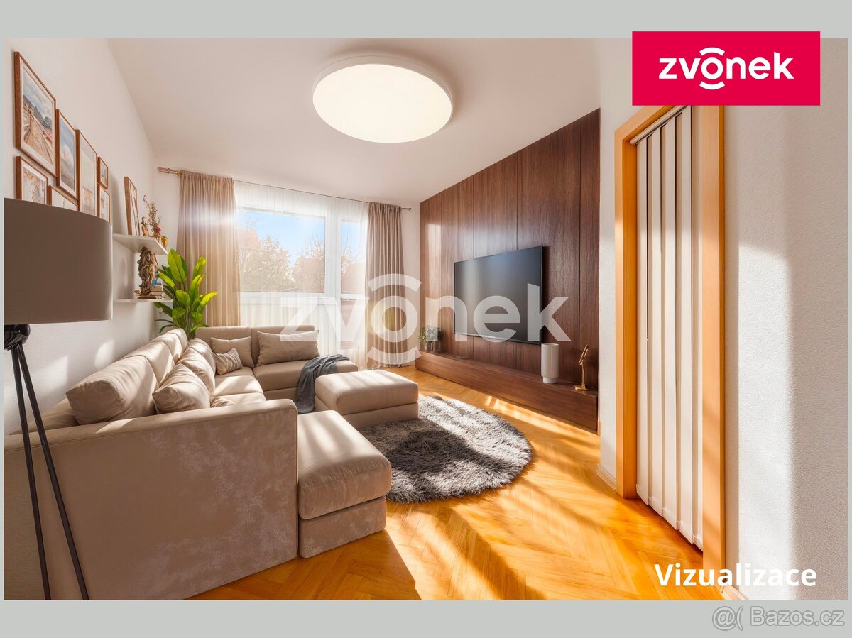 Prostorný byt 3+1 v Bojkovicích