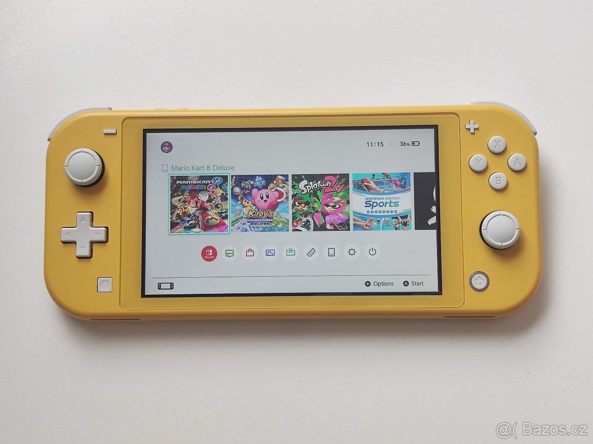 Nintendo Switch Lite Jailbreak žlutá