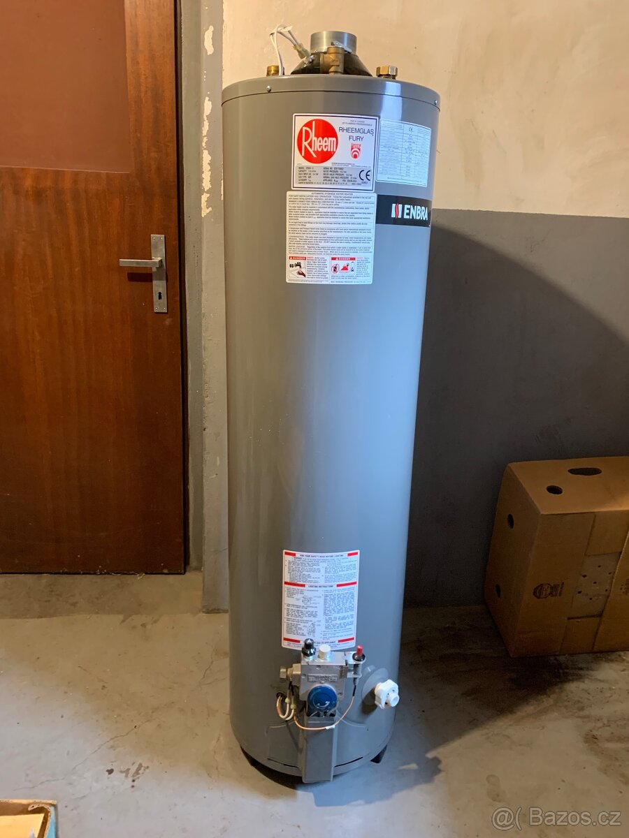 Plynový bojler Enbra Rheem 114 litrů