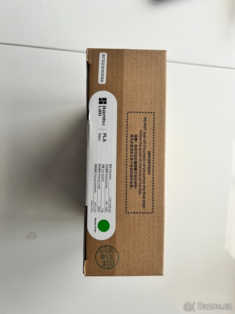 Bambu Lab Filament -zeleny- bez špulky