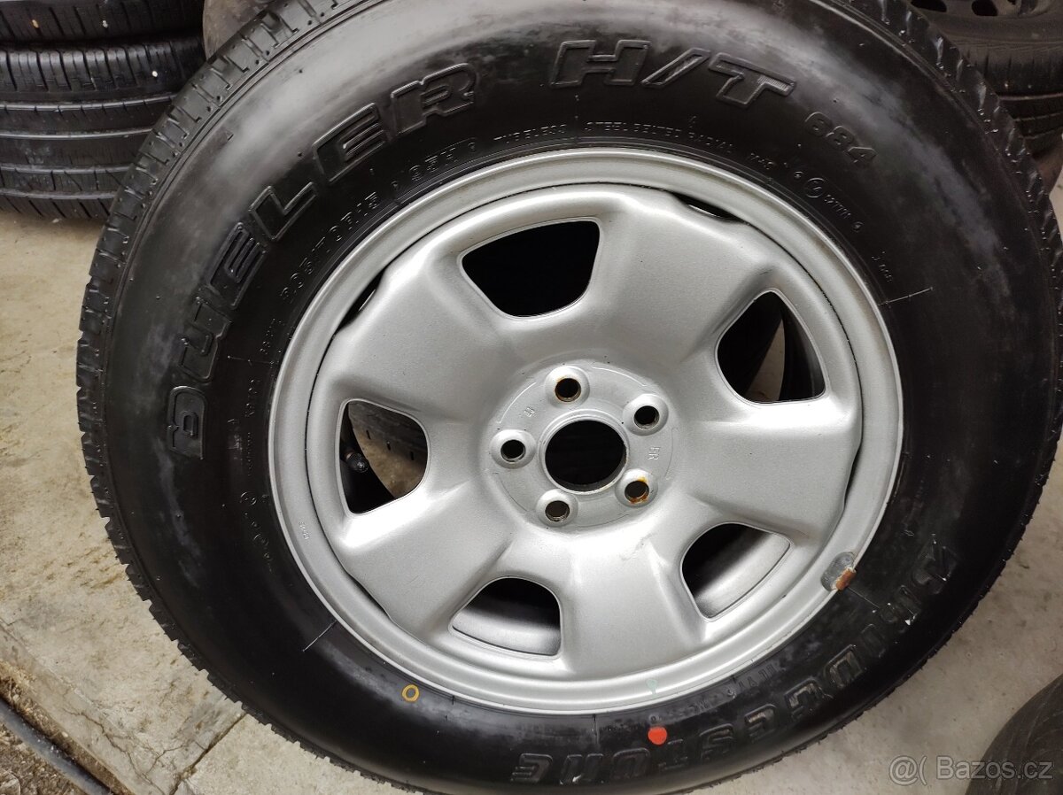 REZERVA 5X100 SUBARU FORESTER +PNEU 205/70 R15 95H