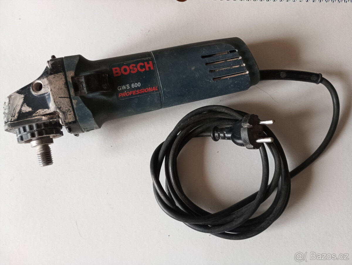Úhlová bruska flexa Bosch GWS 600 na ND špatný chod a zvuk