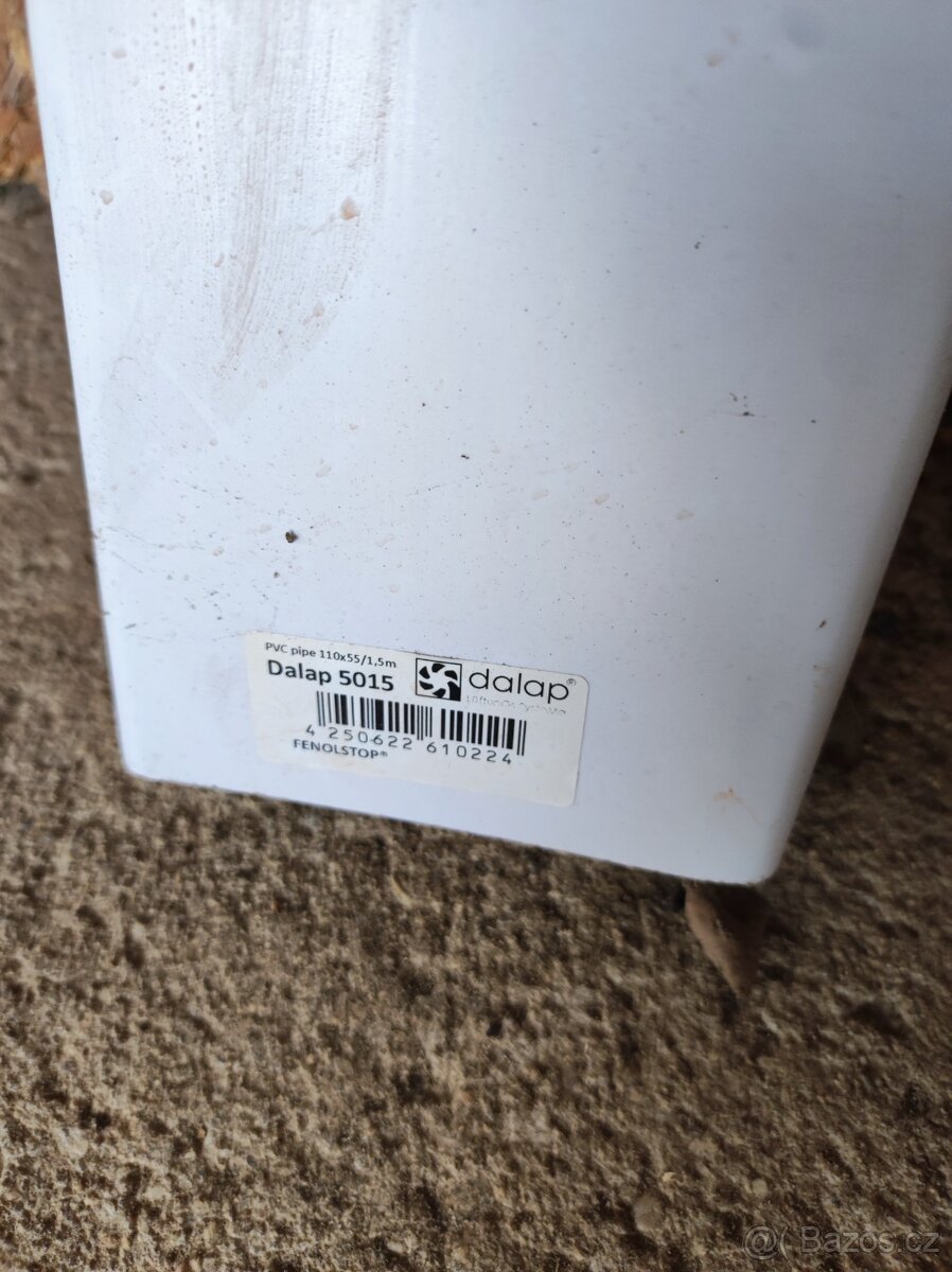 Ventilační hranaté potrubí 110x 55mm