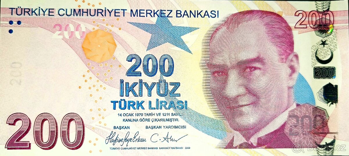 Turecké bankovky - 10 - 10 000 000 lir 1970 - 2009