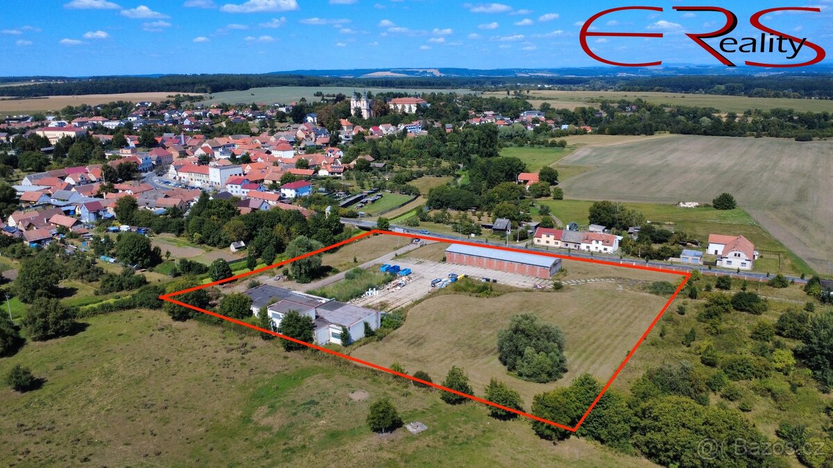 Areál - skladovací prostory Rožďalovice, pozemek 18 097 m²