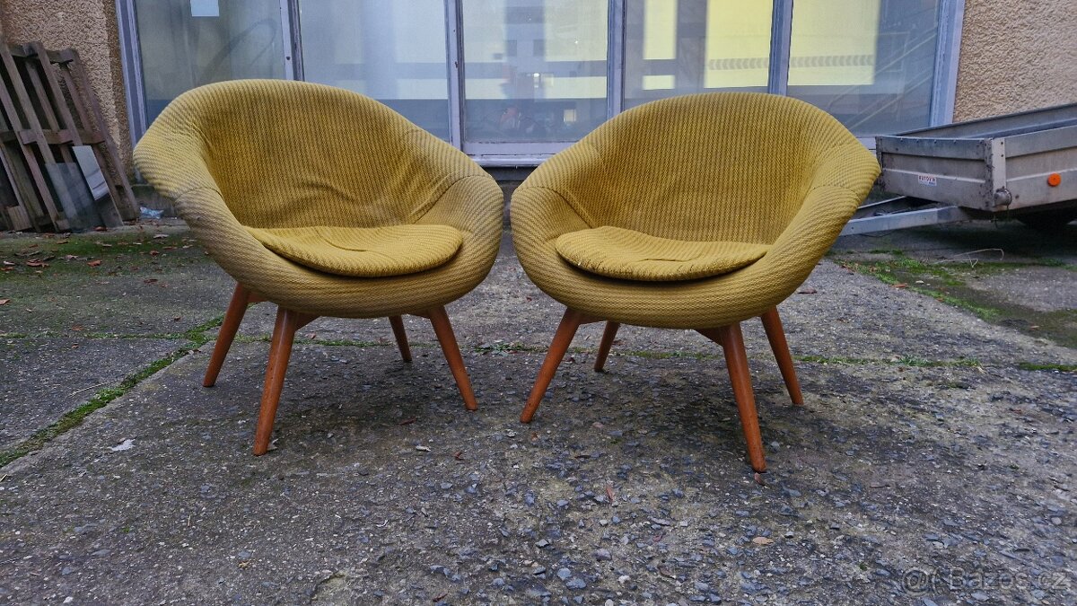 RETRO KŘESLA (M. NAVRÁTIL)- 60 LÉTA