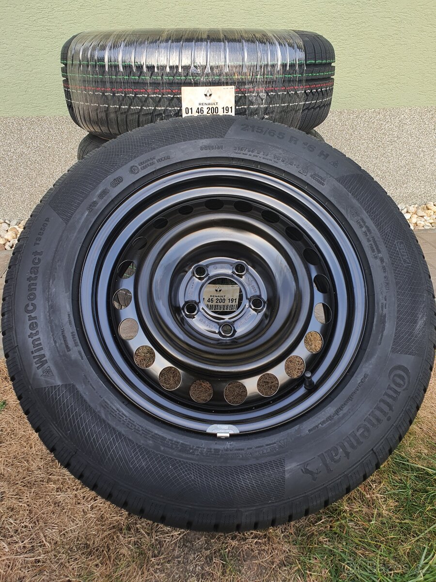 5x114,3 r16 kola disky kadjar dacia duster 215/65 16 zimni