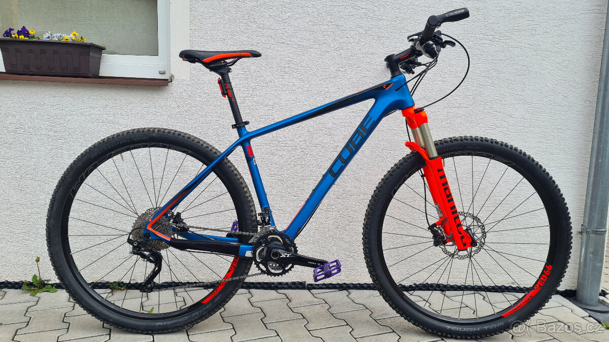 CUBE REACTION GTC PRO Carbon,Shimano XT,vzduch. vidle,Rám 19