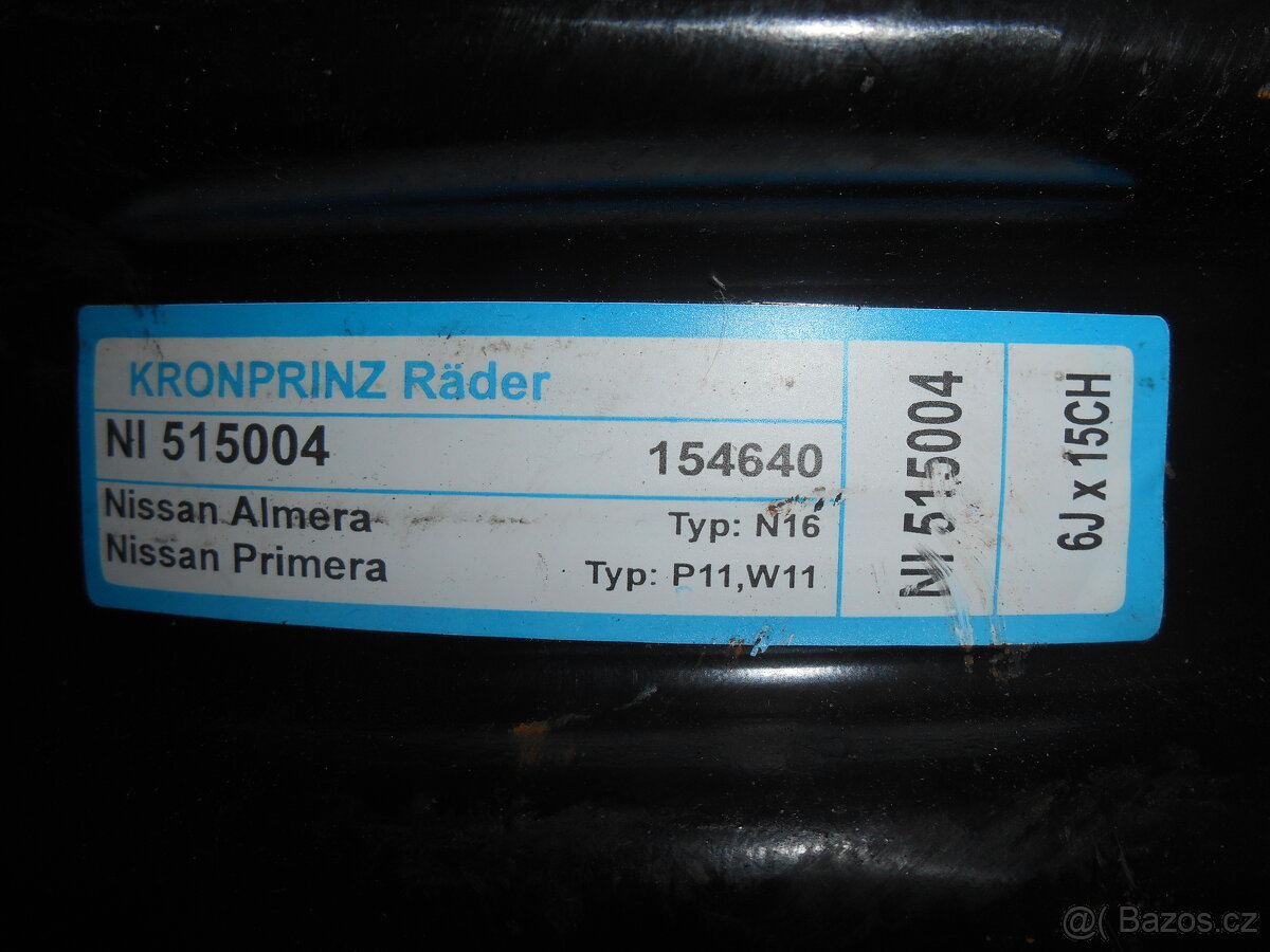 disky Nissan Almera, Primera