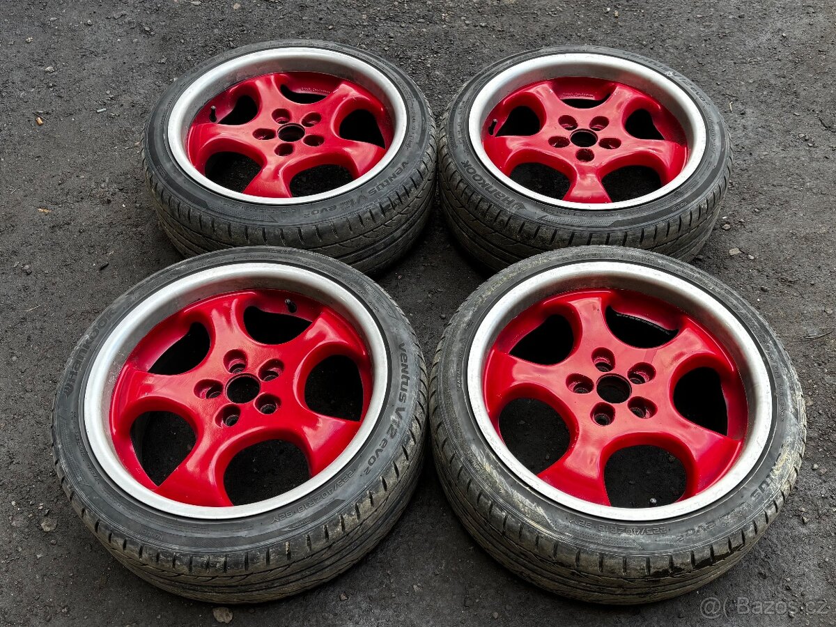 Lité kola 5x100 r18 225/40/18 letní pneu 1999kč/ks