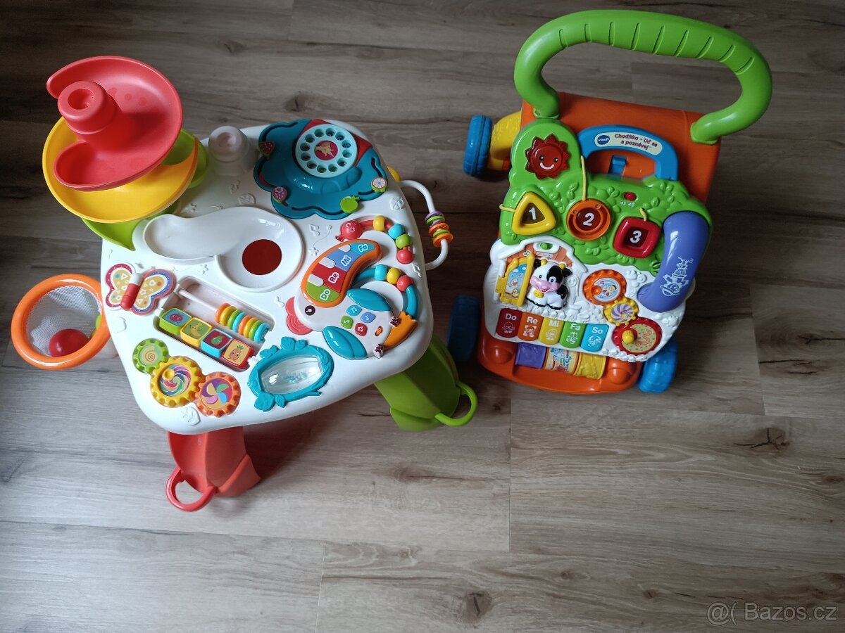 Interaktivní chodítko a stoleček