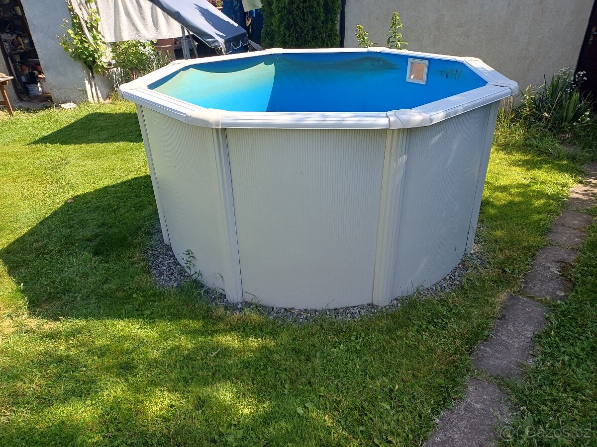 Bazen Gre Fidji 2,4x1,2 včetně filtrace,schůdky