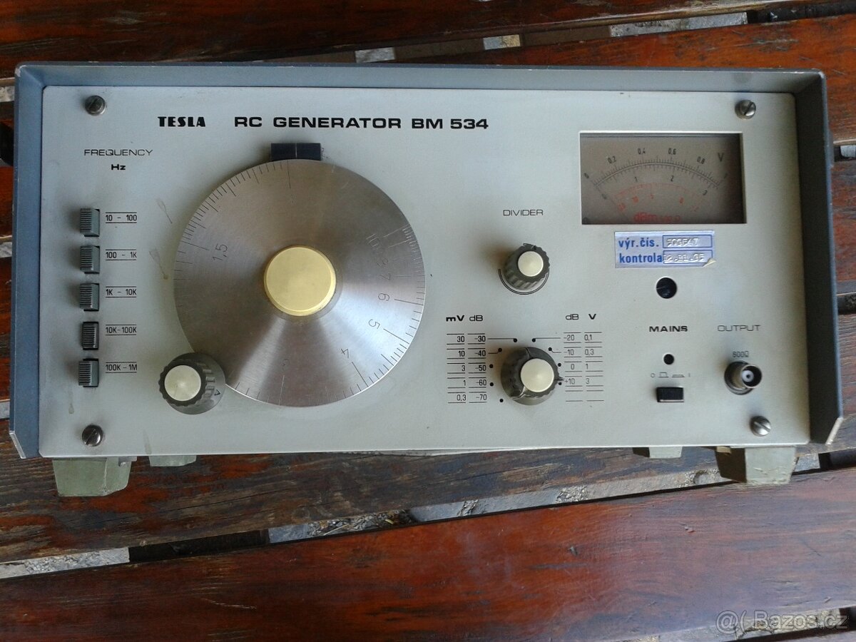 Tesla BM 534  RC generátor