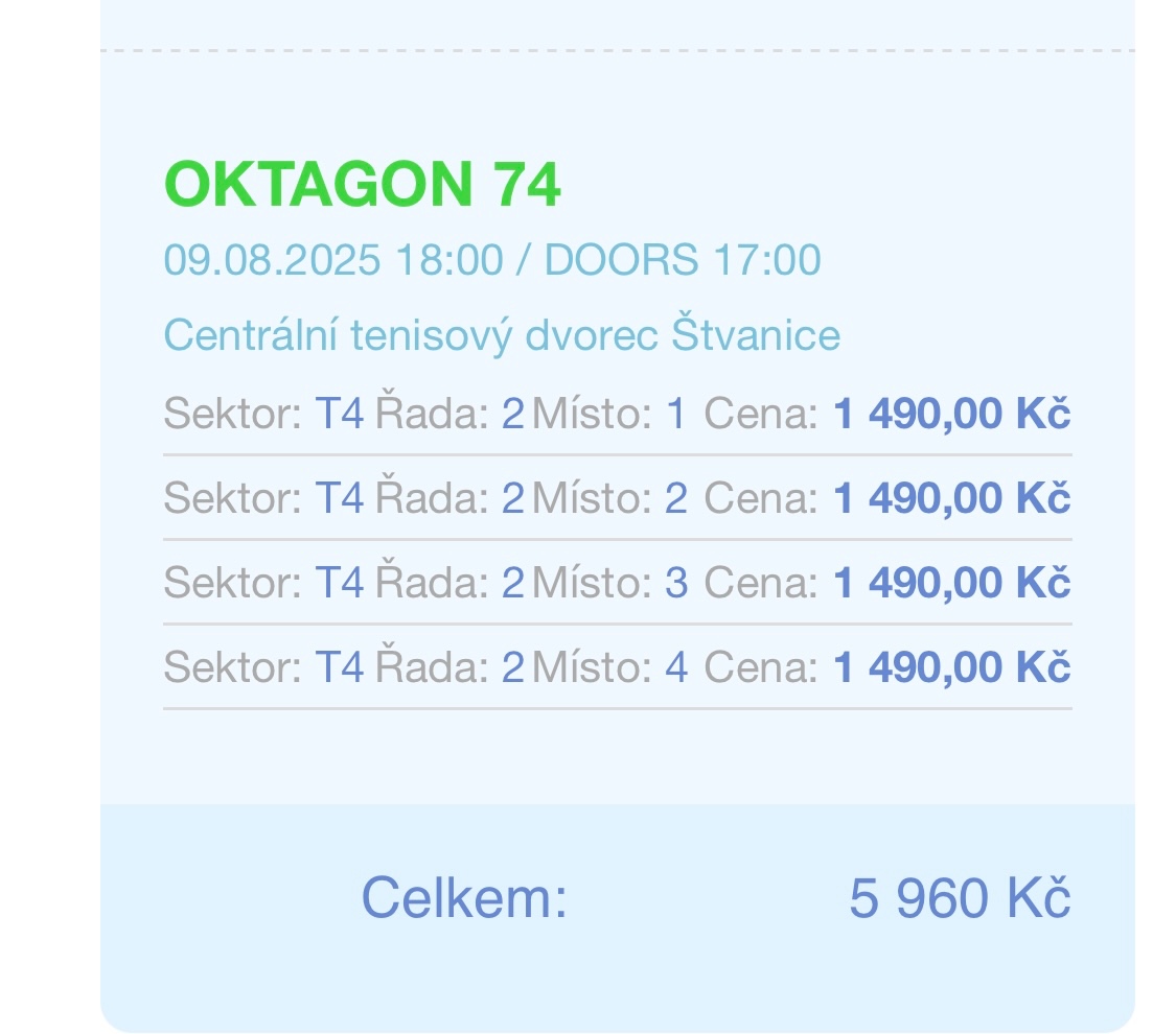 Oktagon 74 Štvanice