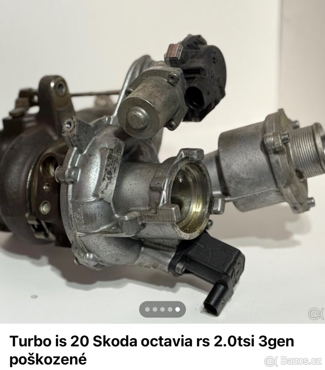 Poškozené turbo IHI IS20