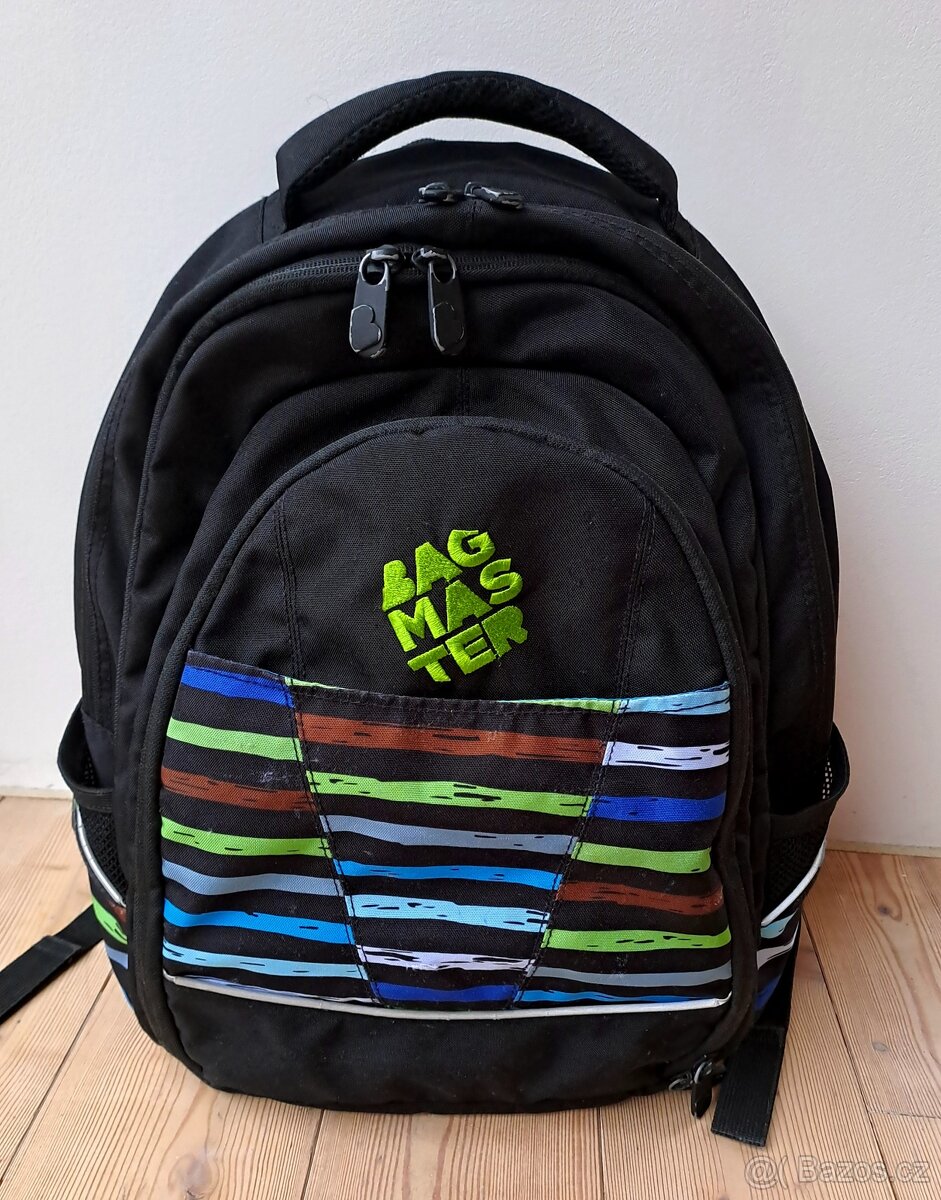 Černý studentský batoh Bagmaster
