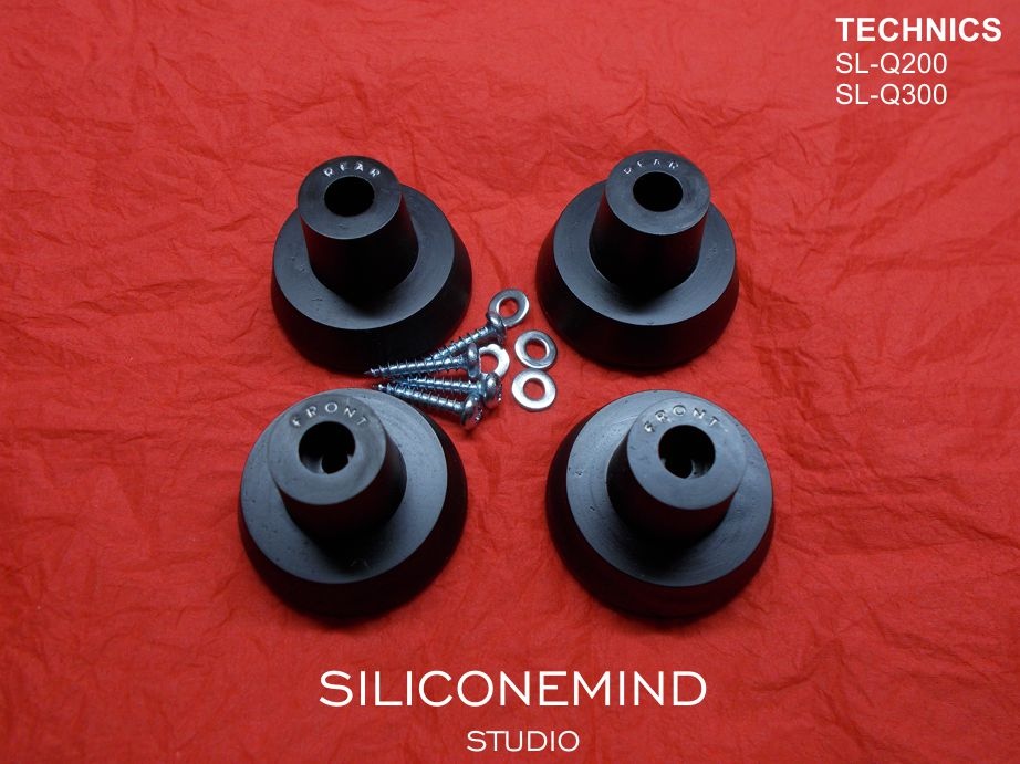 Náhradní gumové nožičky (4 ks) pro Technics SL-Q200, SL-Q300