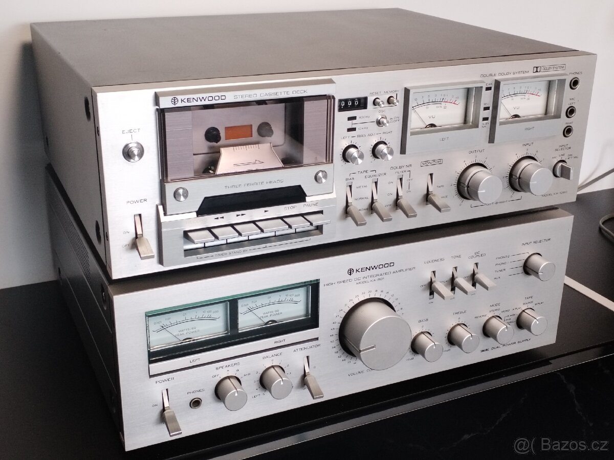 Kenwood KA-801 + KX-1060 – plně funkční, výborný stav