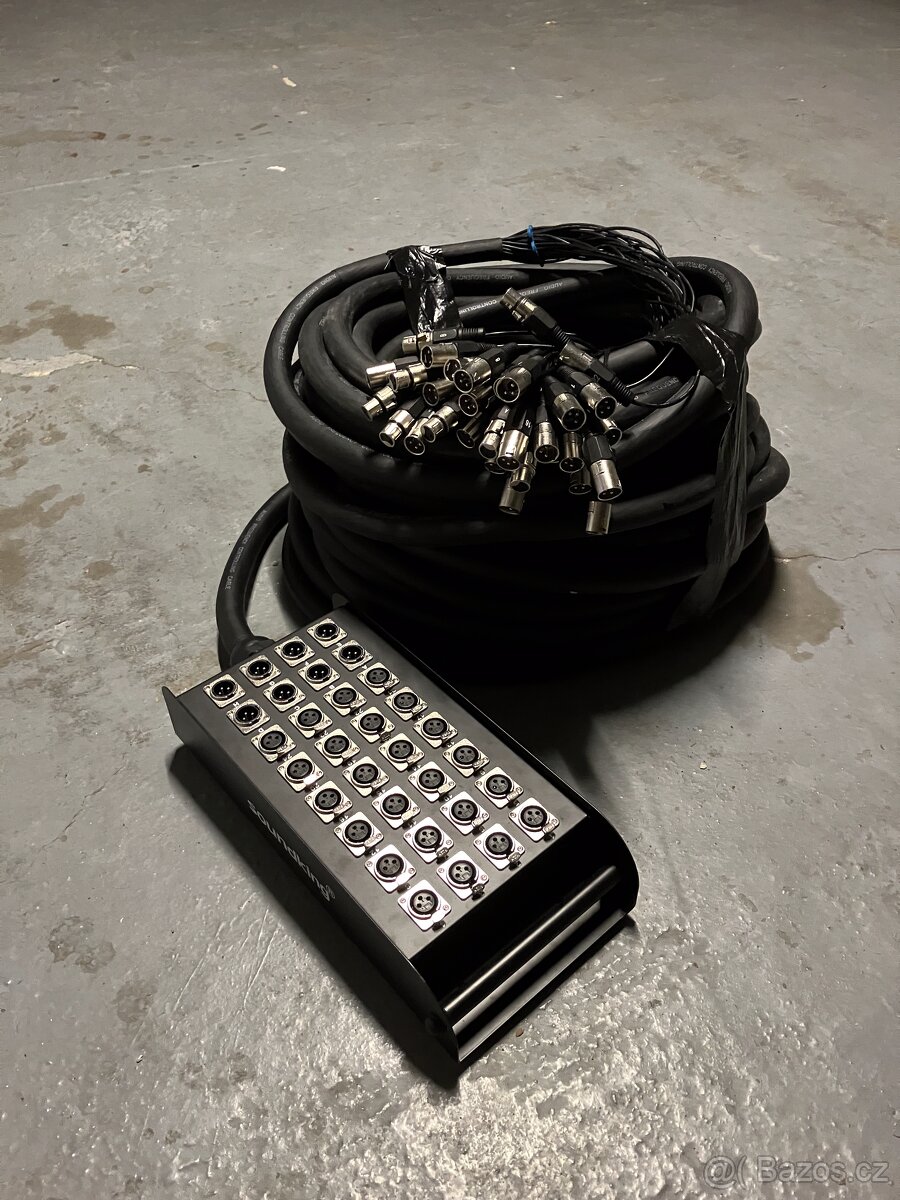 Prodávám stagebox SOUNDKING (30m) 24 vstupů, 8 výstupů