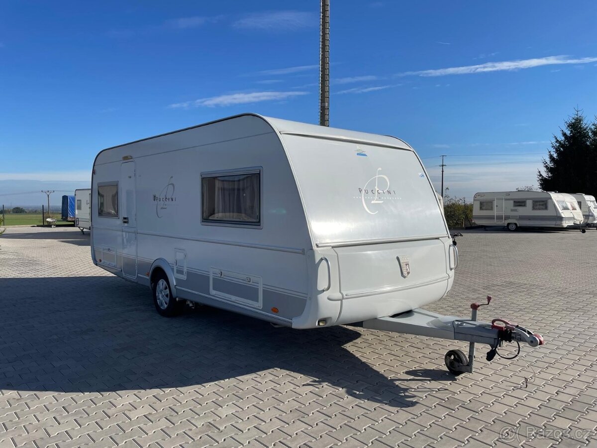 Tabbert Puccini 540, 4 os., EL.POJEZD, fr.psotel, bojler,12V