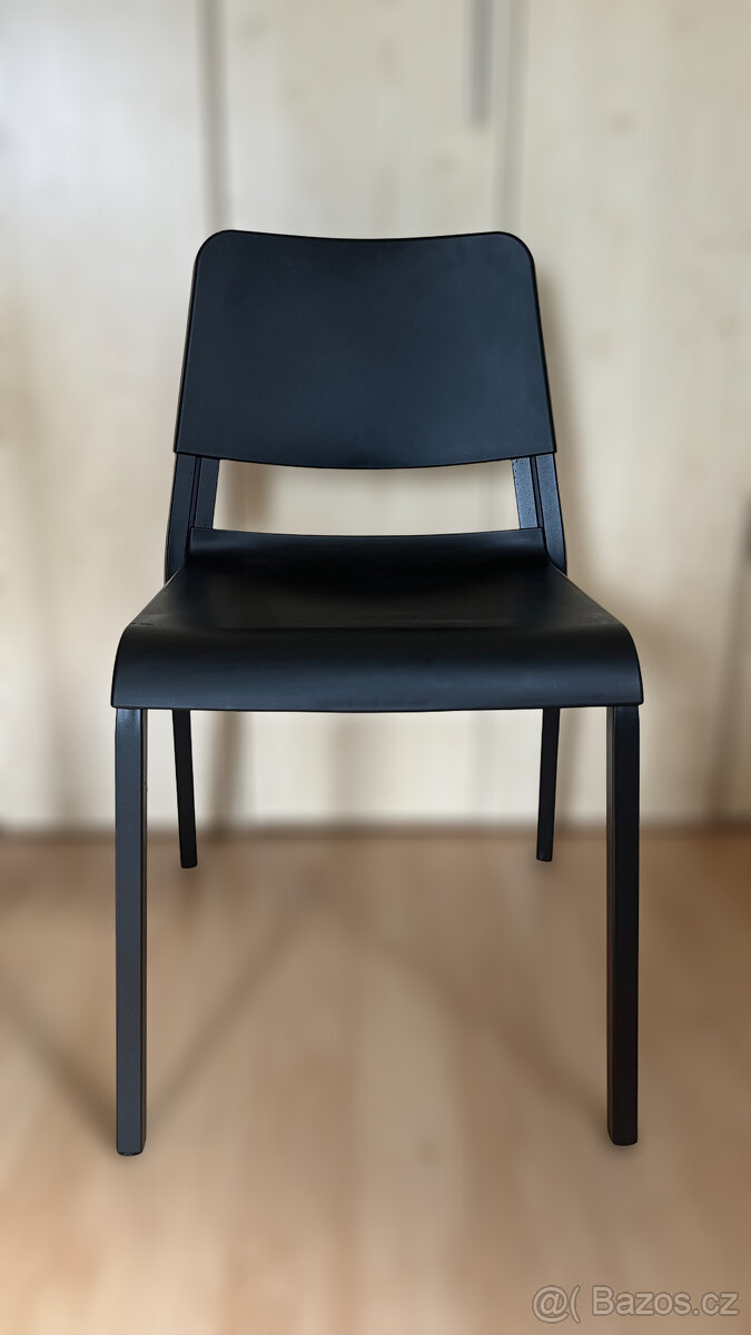 IKEA TEODORES - černé židle 2ks