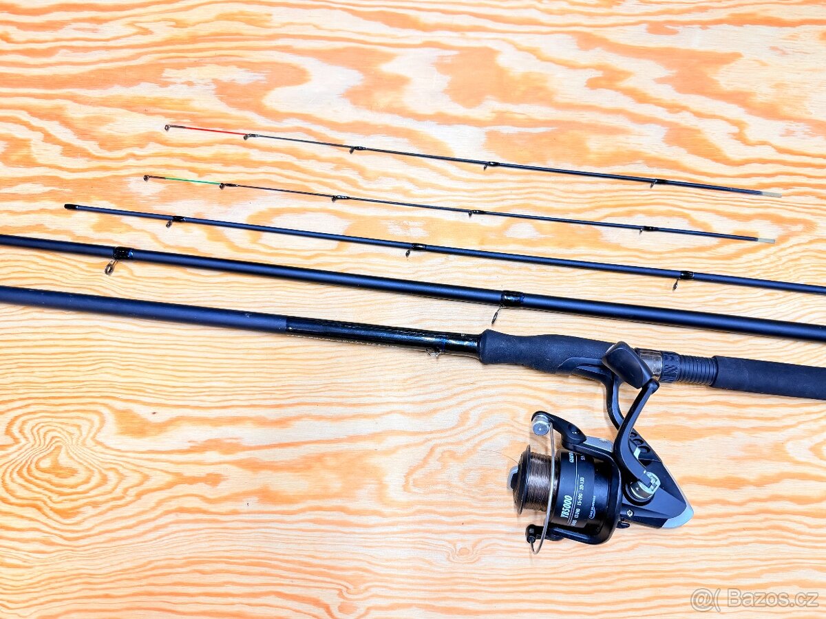 FEEDEROVÝ SET PRUT + NAVIJÁK SPRO FEEDER MEDIUM / 3,45 m / 2