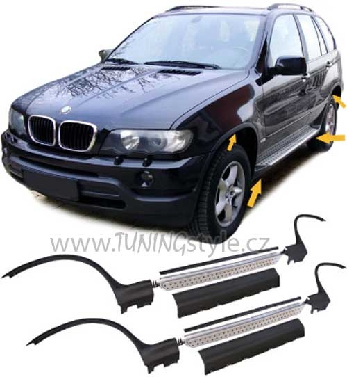 Nášlapy BMW X5 e53