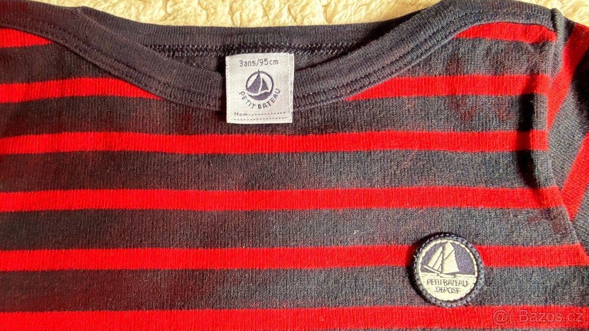 Dlouhé pruhované tričko