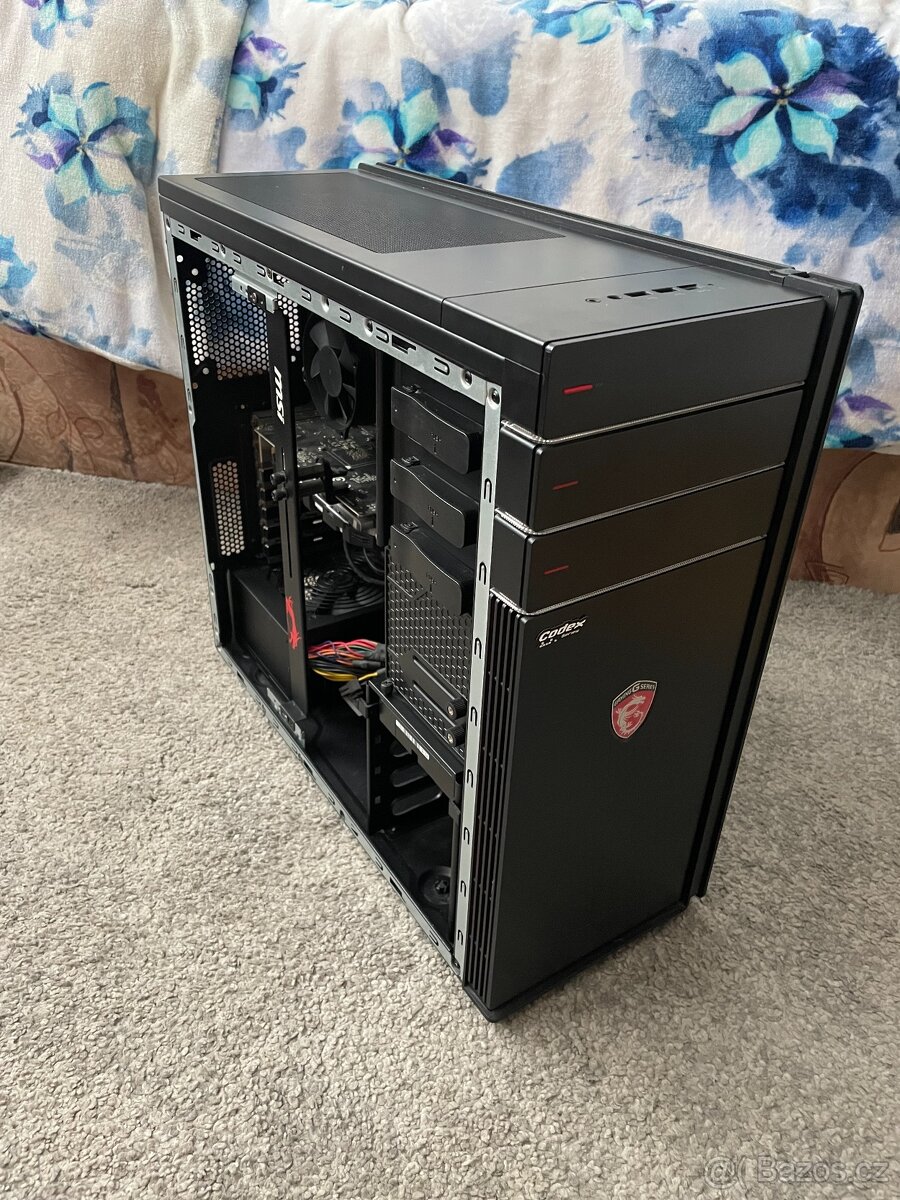 Herní PC MSI Codex 3: Intel Core i5, GTX 1050 Ti 4GB, 16GB